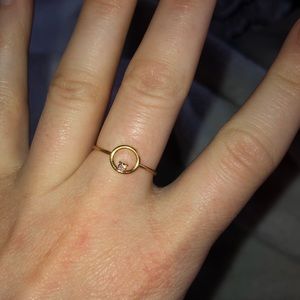 Size 7 gold madewell ring